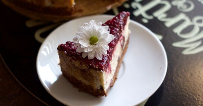 Delikatny sernik z dodatkiem mascarpone